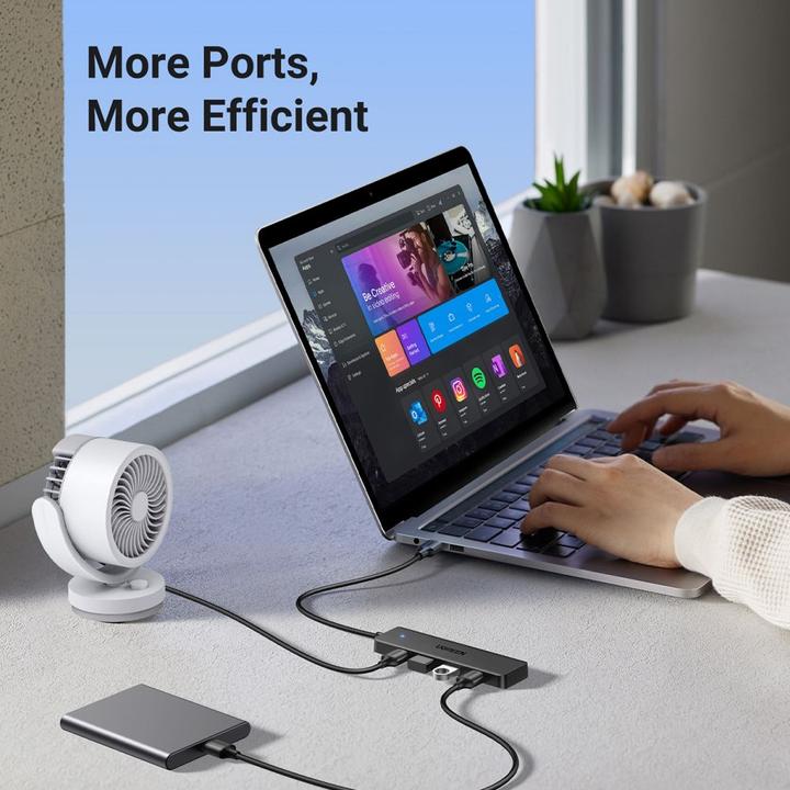 Actual product image Ugreen USB Hub (USB-A, 4 Ports)