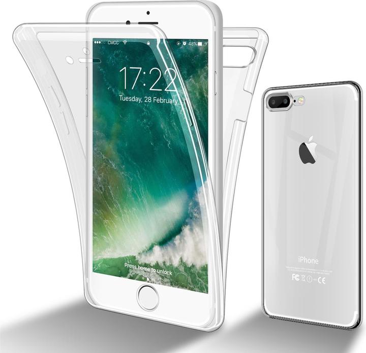 Image du produit Cadorabo TPU 360 degrés Case Cover (Apple iPhone 7 Plus, Apple iPhone 7s Plus)