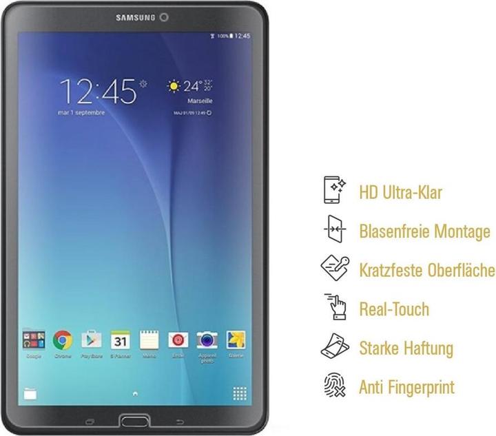 Produktbild Protectorking 6x Panzerfolie Anti-Shock HD Klar (6 Stück, Galaxy Tab E 9.6)