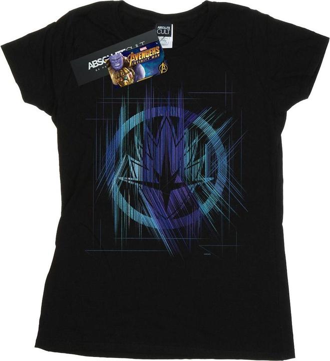 Actual product image Womens/Ladies Avengers Infinity War Guardian Lines Cotton T-Shirt (XXL)