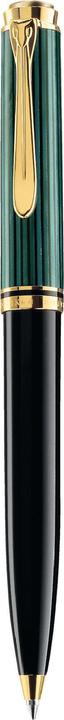 Actual product image Pelikan Ballpoint Pen K600 Black-Green Case (Black/Green, 1 x)
