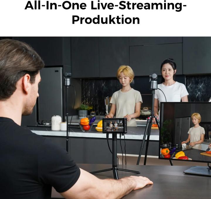 Produktbild Obsbot Talent Videoüberwachung, Videomischer, Audiomischer, Grafik- und Video-Einspieler und Streami