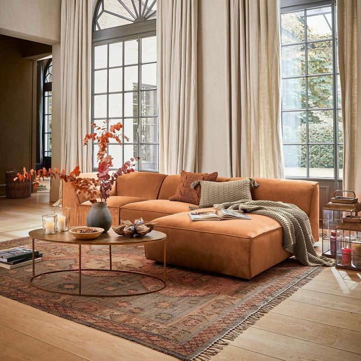 Image du produit Loberon Canapé McLean orange (3 places)