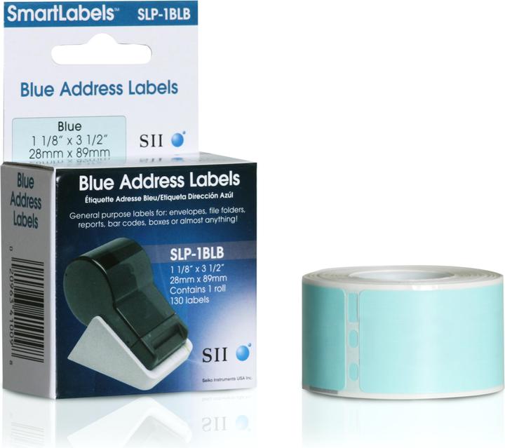 Actual product image Seiko SLP-1BLB Address Labels, 1 Roll of 130 Labels