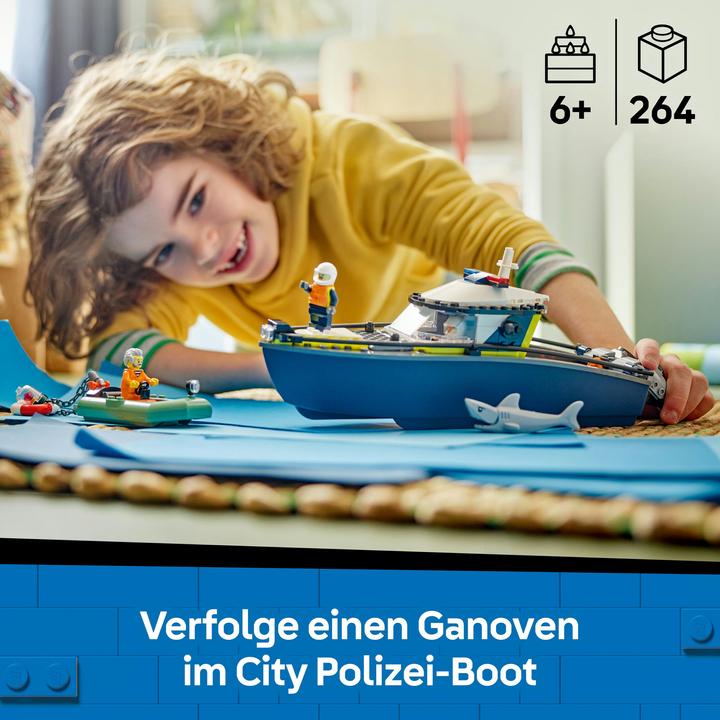 Image du produit LEGO Verfolgungsjagd im Polizeiboot (60456, LEGO City)