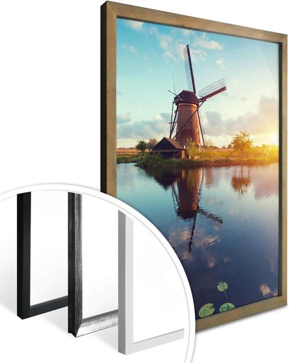Produktbild Trenddeko Holländische Windmühle (100 x 120 cm)