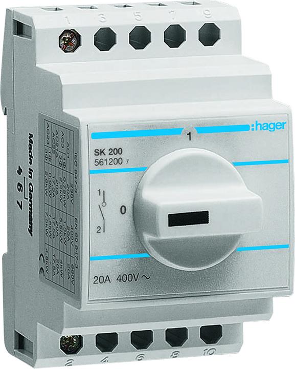Hager Rotary switch 1 pole
