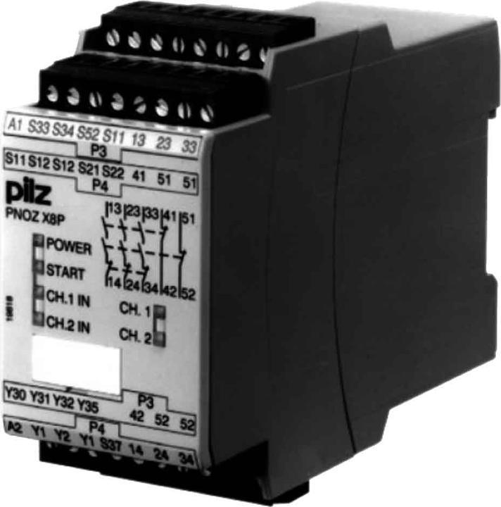 Produktbild Pilz 787760 PNOZ X8P C 24 VDC 3n/o 2n/c 2so