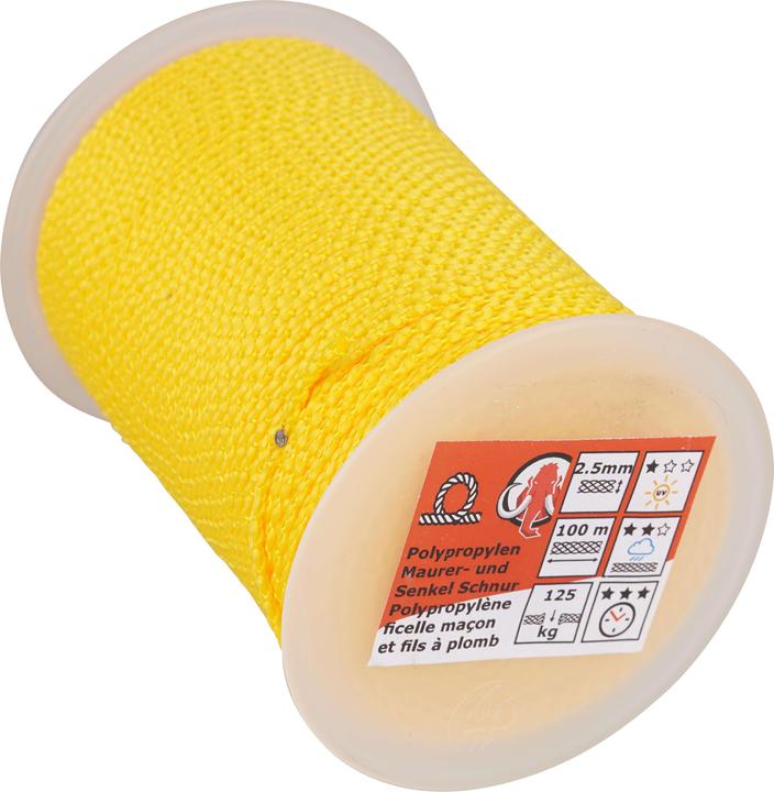 Mamutec Polypropylen Maurerschnur 2.5 mm 100 m (100 m)