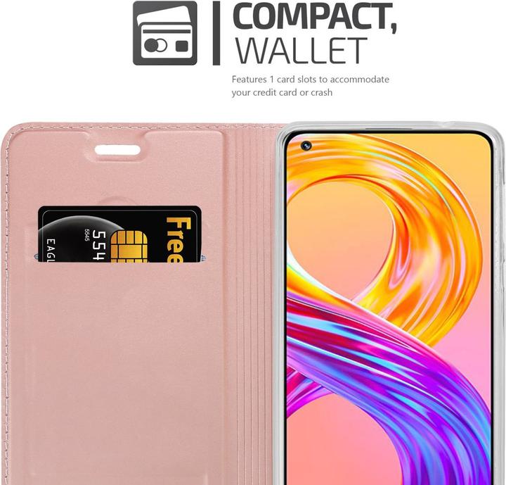 Produktbild Cadorabo Classy Book Hülle für Realme 8 4G / 8 PRO (Realme 8 Pro, realme 8)