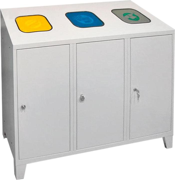 Image du produit ADB Système de tri des matières recyclables Séparateur de déchets 3x120l (120 l)