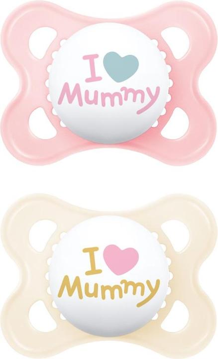 Produktbild MAM Original Silikon, 0-6 Mon., 2 Stk, Mummy rose (2 x, bis 6 Monate)