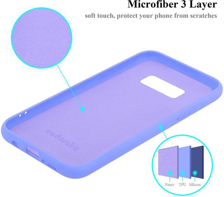 Actual product image Cadorabo TPU Liquid Silicone Case Cover (Samsung Galaxy S8+)