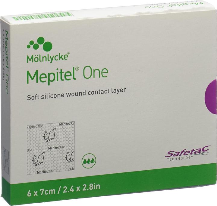 Produktbild Mepitel One Wundverband 6x7cm (skin tears) 5 Stk (5 x)