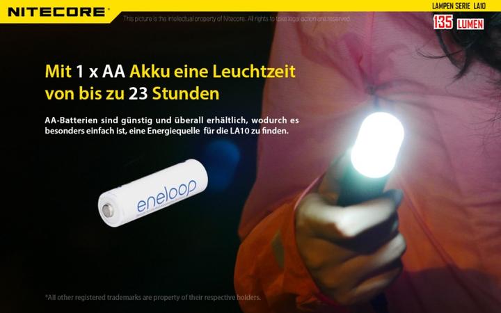 Produktbild Nitecore La10 (7.90 cm, 135 lm)