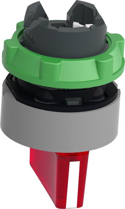 Actual product image Schneider Electric Illuminated selector switch, front, plastic, ZB5AK1743C0
