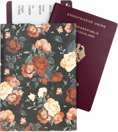 Produktbild Paprcuts Reisepass Cover - Flowers (1 x)