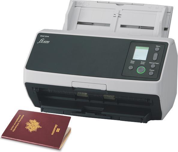 Produktbild RICOH fi-8190 Dokumentenscanner (Ethernet, USB)