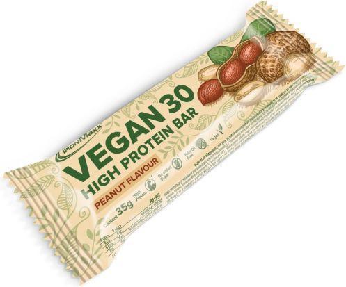 Actual product image IronMaxx Vegan 30 High Protein Bar (24 x 35g) (Peanut, 1 pcs.)