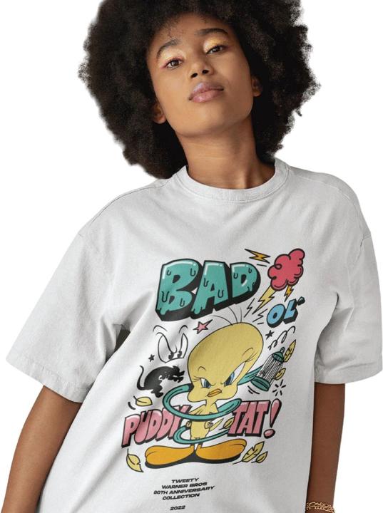 Immagine prodotto Tweety 80th Bad Ol' Maglietta Adulto Unisex (L)