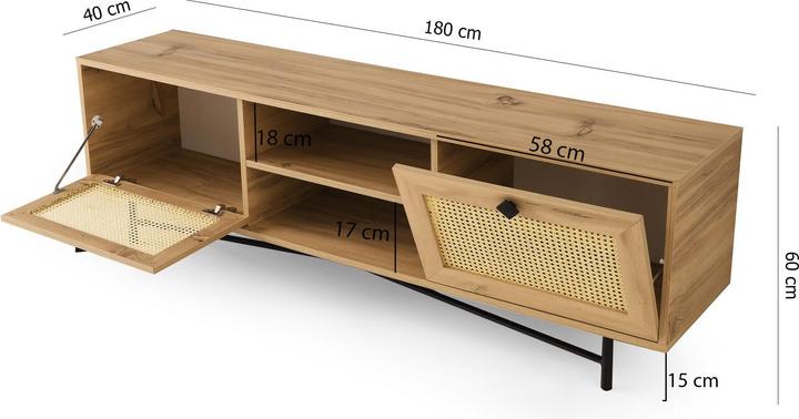 Immagine prodotto Skye Decor Jemma (180 x 40 x 60 cm)