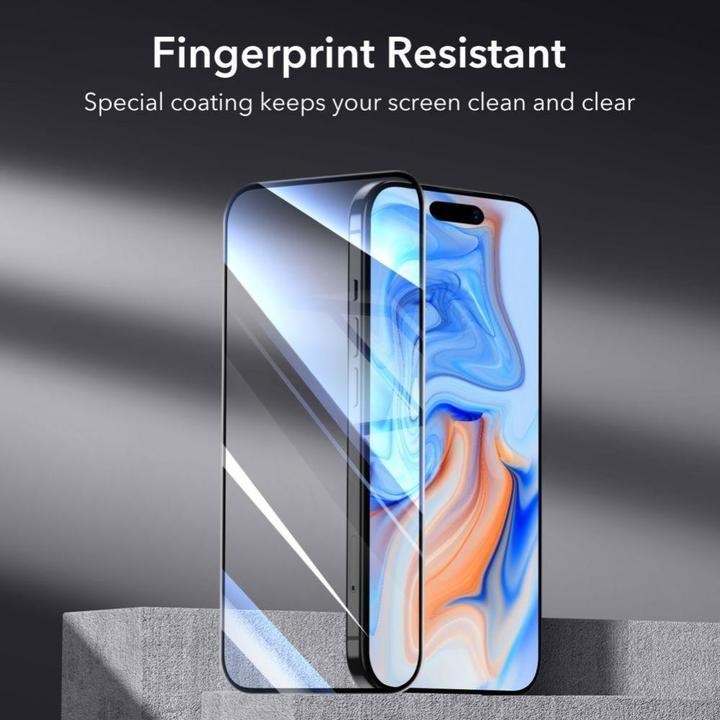 Immagine prodotto ESR Vetro Temperato 2-Pack Iphone 15 Nero (2 Pezzo/i, Apple iPhone 15)