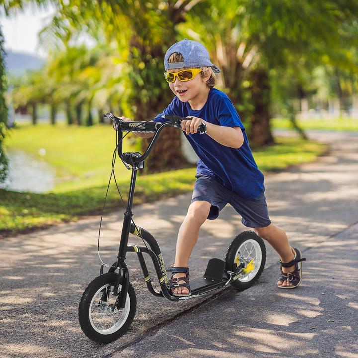Actual product image Homcom Pedal scooter with handbrake