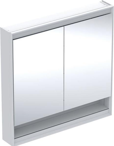 Geberit ONE Spiegelschrank mit ComfortLight, 2 Türen, Aufputzmontage, mit Nische, 90x90x15cm, 505.8 (90 x 15 x 90 cm)