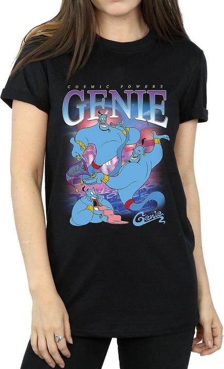 Actual product image Aladdin Womens/Ladies Genie Montage Cotton Boyfriend T-Shirt (XXL)