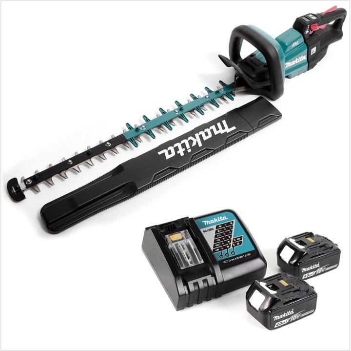 Produktbild Makita DUH 601 RM Akku Heckenschere 18V 60cm Brushless + 2x Akku 4,0Ah + Ladegerät (Akkuheckenschere)