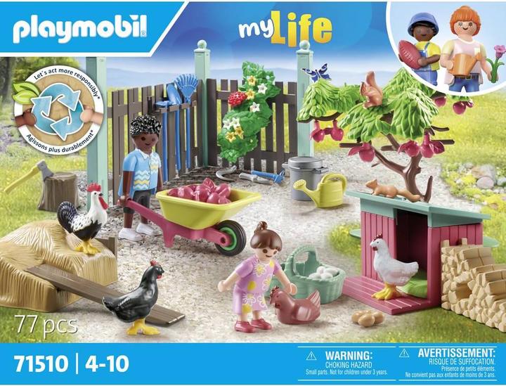 Produktbild Playmobil Kleine Hühnerfarm im Tiny House Garten (71510, Playmobil City Life)