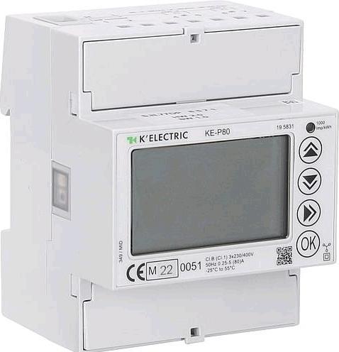 Produktbild K'Electric Drehstromzähler KEP80 MID S0 80A