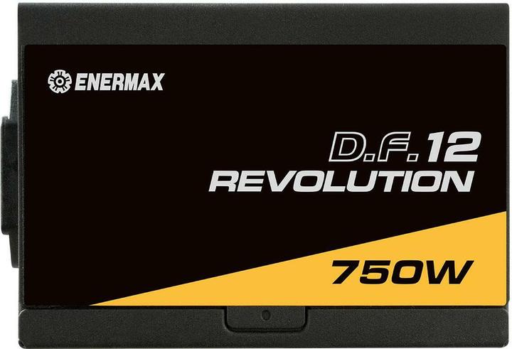 Actual product image Enermax Revolution D.F. 12 ATX3.1 PCI-e 5.1 ultra-compact 750W power supply 80Plus Gold fully modular 50 pr (750 W)