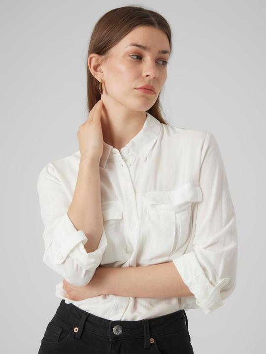 Actual product image Vero Moda VMVILMA L/S FOLD UP SHIRT WVN EXC Shirt (XS)