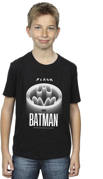 Image du produit - T-shirt THE FLASH BATMAN WHITE LOGO - Garçon (152, 158)