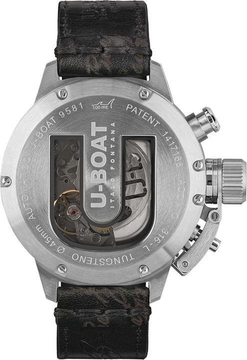 Produktbild U-Boat 9581 Classico 45 mm Tungsteno CAS Green Herrenuhr 10ATM (Chronograph, 45 mm)