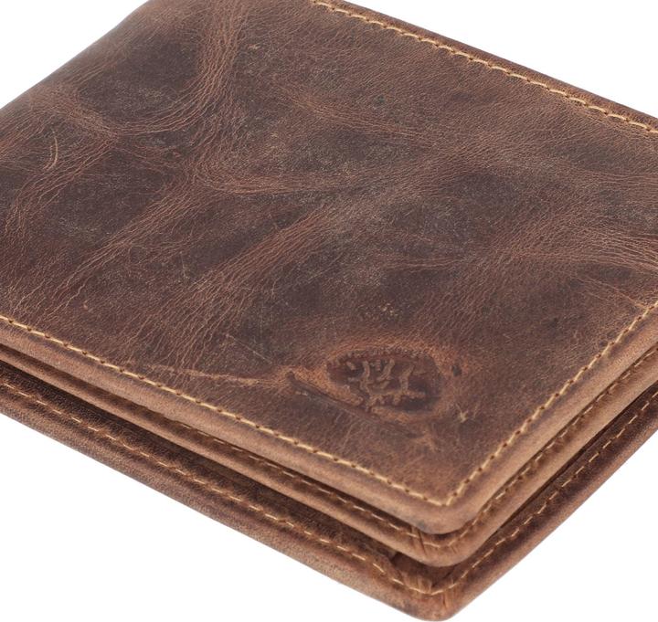 Produktbild Greenburry Vintage Geldbörse RFID Schutz Leder 12 cm