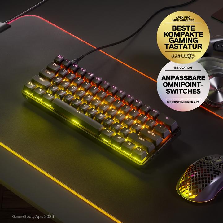 Actual product image SteelSeries Apex Pro Mini (DE, Cable)