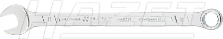 Immagine prodotto HAZET Chiave combinata a forchetta/ad anello 600N-8 ∙ Profilo trazione doppio esagono esterno ∙ 8 m… (8 mm)