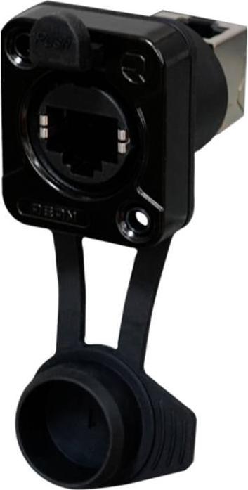 Produktbild Rean AV RJ45 Feedthrough, 90° UP, IP65 Airtight RRE8F-Z-011-1 Buchse, Einbau