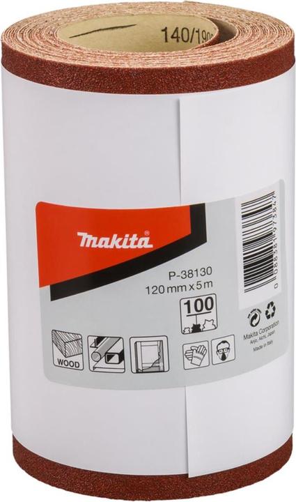 Actual product image Makita Sandpaper roll wood/metal grain 100 (100)