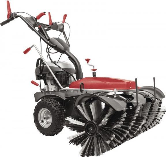Actual product image Scheppach 100 cm 6.5 hp petrol sweeper incl. collection container, electric start, snow blade & collection