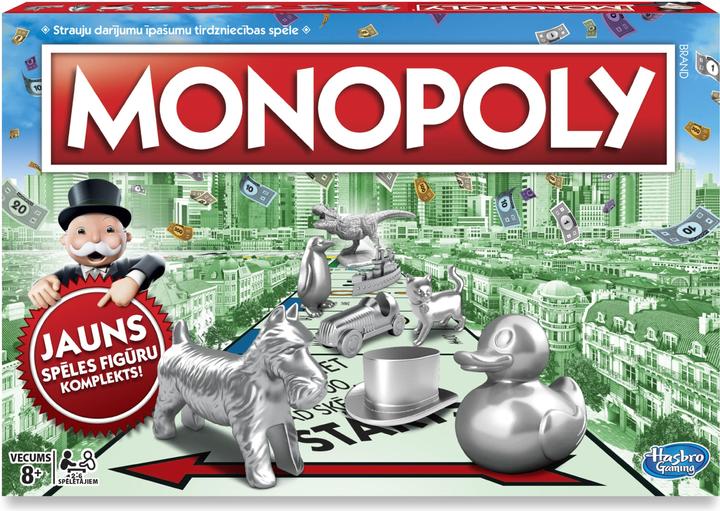 Actual product image Monopoly Hasbro HAS Monopolis game, LV (Multilingual)