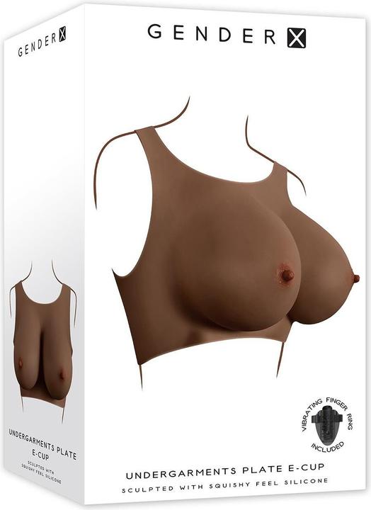 Productafbeelding Gender X Ondergoed - Bord E-Cup Bruin 30 cm