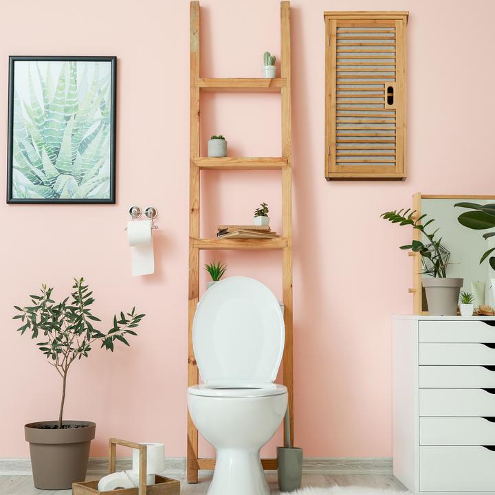 Immagine prodotto Relaxdays Pensile da Bagno, Bambù (35 x 20 x 66 cm)