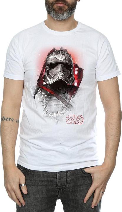 Actual product image Star Wars Mens The Last Jedi Captain Phasma Brushed T-Shirt (3XL)