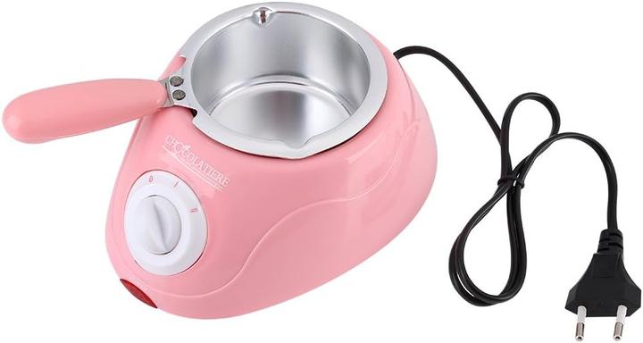 Actual product image Zerodis Chocolate Melting Kettle, Pink (Chocolate fondue)