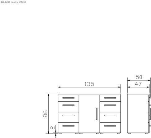 Produktbild Hasena Incentro (135 x 50 cm)