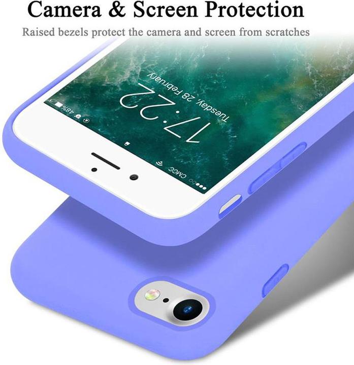 Immagine prodotto Cadorabo Copertura della cassa del silicone liquido TPU (Apple iPhone 7, Apple iPhone SE (seconda generazione))