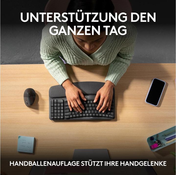 Image du produit Logitech Wave Keys (CH, Sans fil)